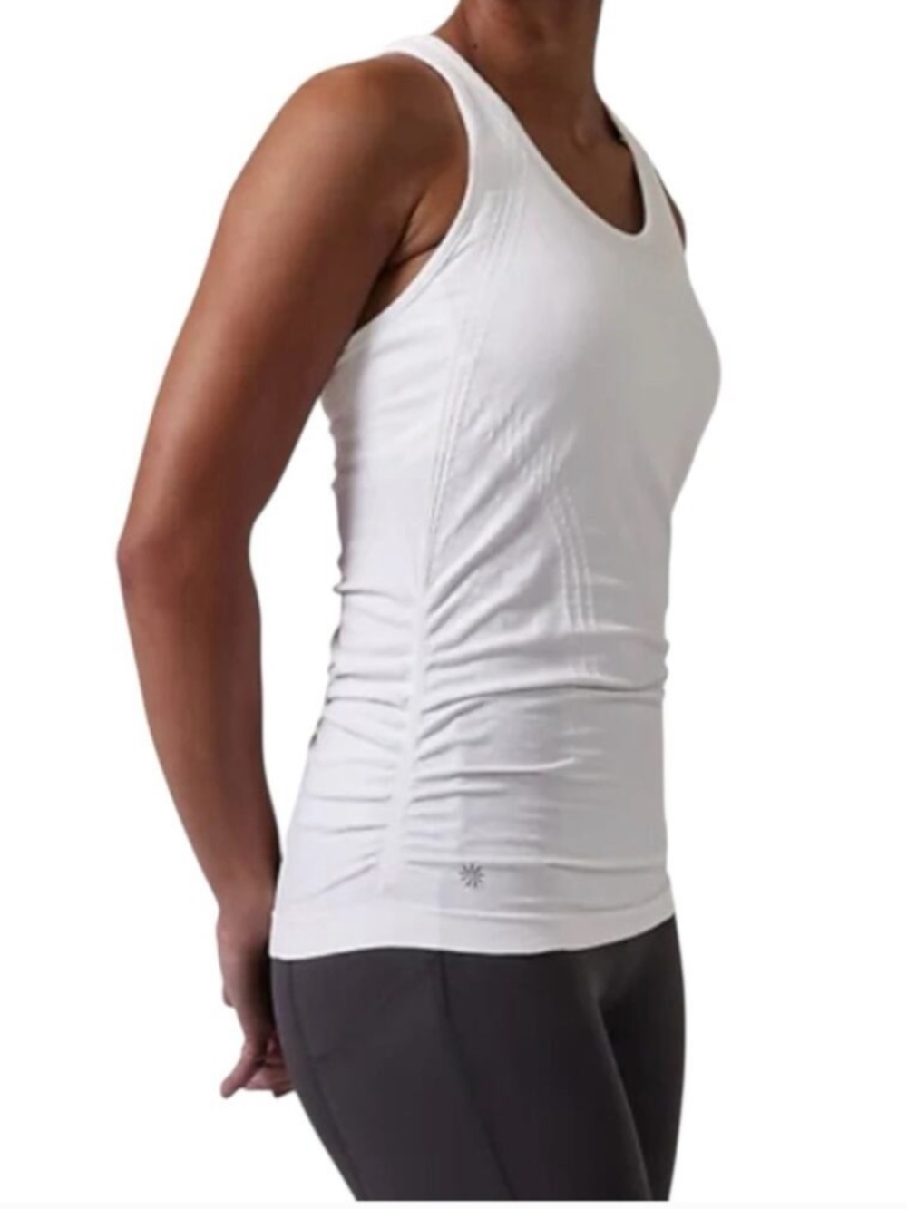 ATHLETA Speed Light Seamless Tank White Size Small